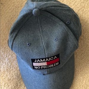 Vintage Jamaica No Problem Denim Baseball Cap
